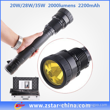 2200mAh Battery 2000lm Lemens Rechargeable LED Powerful Torch (ZSHT0006)